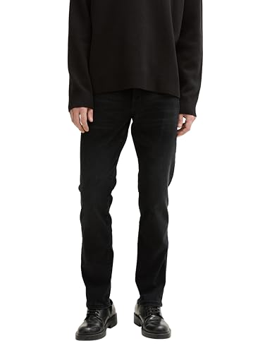TOM TAILOR Herren 1046157 Jeans Josh Regular Slim, 10220-Used Dark Stone Grey Denim, 31W x 32L von TOM TAILOR