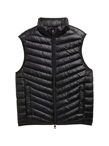 TOM TAILOR Herren 1046220 Weste, 29999-Black, L von TOM TAILOR