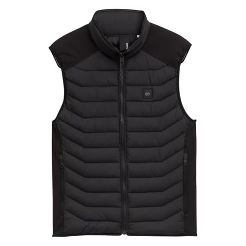 TOM TAILOR Herren 1046222 Weste, 29999-Black, 3XL von TOM TAILOR