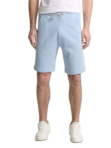 TOM TAILOR Herren 1046748 Bermuda Sweatpants Shorts, 21068-Light Powder Blue, XL von TOM TAILOR