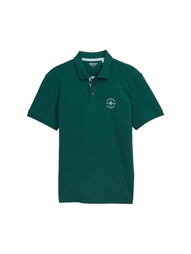 TOM TAILOR Herren 1046796 Poloshirt, 10413-Fairway Green, L von TOM TAILOR