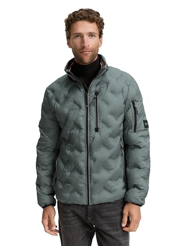 TOM TAILOR Herren 1048128 Jacke, 21951-Washed Jasper Green, XXL von TOM TAILOR