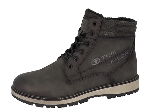 Tom Tailor Herren 4280210009 Mode-Stiefel, Coal, 41 EU von TOM TAILOR
