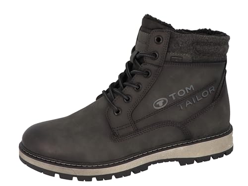 Tom Tailor Herren 4280210009 Mode-Stiefel, Coal, 45 EU von TOM TAILOR