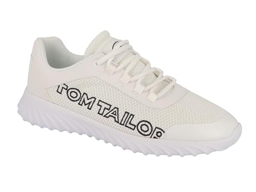 TOM TAILOR Herren 5382303 Sneaker, Weiß, 42 EU von TOM TAILOR