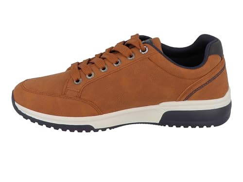 Tom Tailor Herren 5383901 Sneaker, Cognac, 41 EU von TOM TAILOR