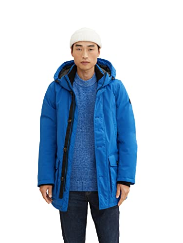 TOM TAILOR Herren Artic Parka 1032495, 19168 - Hockey Blue, S von TOM TAILOR