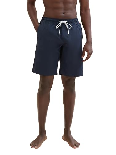 TOM TAILOR Herren Basic Badeshorts, sky captain blue, M von TOM TAILOR