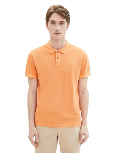 TOM TAILOR Herren Basic Piqué Poloshirt, 22195 - Fruity Melon Orange, M TOM TAILOR Herren Basic Piqué Poloshirt, 22195 - Fruity Melon Orange, M von TOM TAILOR