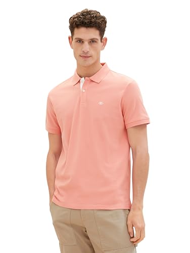 TOM TAILOR Herren 1031006 Basic Piqué Poloshirt, 12642 - Hazy Coral Rose, L TOM TAILOR Herren 1031006 Basic Piqué Poloshirt, 12642 - Hazy Coral Rose, L von TOM TAILOR