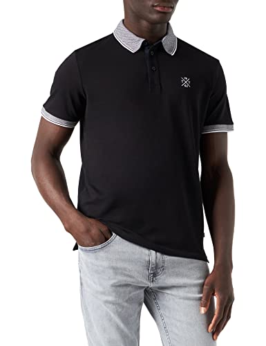 TOM TAILOR Herren Basic Piqué Poloshirt 1030625, 29999 - Black, M von TOM TAILOR