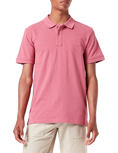 TOM TAILOR Herren Basic Piqué Poloshirt 1033405, 21181 - Wine Rose Pink, M von TOM TAILOR