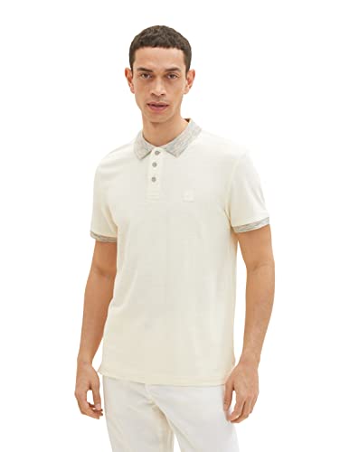 TOM TAILOR Herren Basic Poloshirt 1035628, 18592 - vintage beige, XXL von TOM TAILOR