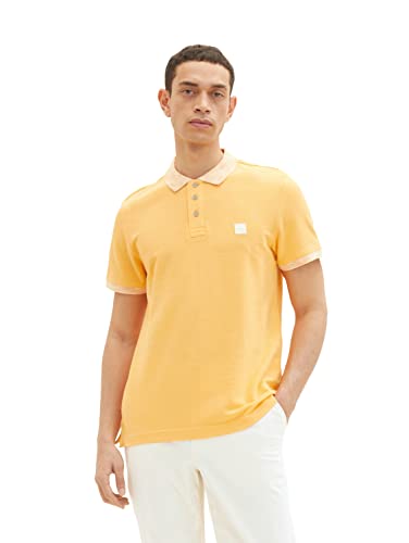 TOM TAILOR Herren Basic Poloshirt 1035628, 22225 - washed out orange, M von TOM TAILOR