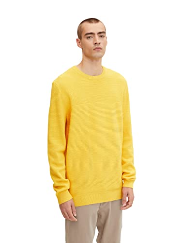TOM TAILOR Herren Basic Strickpullover aus Bio-Baumwolle von TOM TAILOR