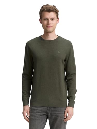 TOM TAILOR Herren Basic Strickpullover mit Crewneck von TOM TAILOR