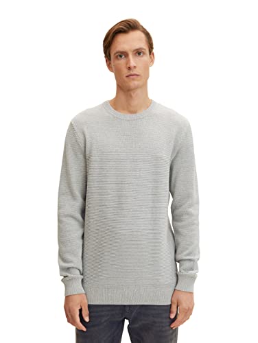 TOM TAILOR Herren Basic Strickpullover aus Bio-Baumwolle von TOM TAILOR