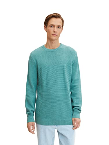 TOM TAILOR Herren Basic Strickpullover aus Bio-Baumwolle von TOM TAILOR