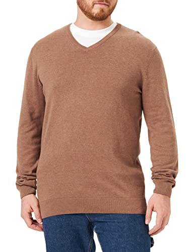 TOM TAILOR Herren Basic Strickpullover mit V-Ausschnitt von TOM TAILOR