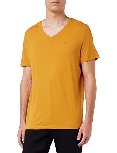 TOM TAILOR Herren Basic T-Shirt 1026632, 10680 - Flame Brown, M von TOM TAILOR