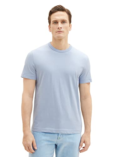 TOM TAILOR Herren Basic T-Shirt aus Baumwolle von TOM TAILOR