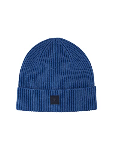 TOM TAILOR Herren 1038514 Beanie Wollmütze, 19168-hockey Blue, OneSize von TOM TAILOR