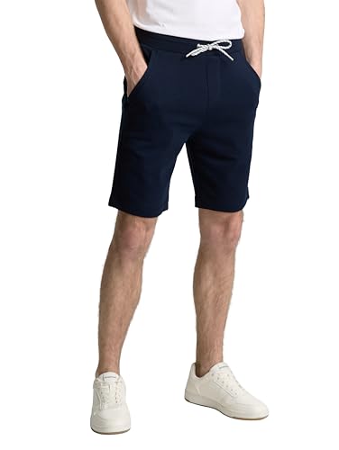 TOM TAILOR Herren 1046748 Bermuda Sweatpants Shorts, 10668-Sky Captain Blue, M von TOM TAILOR