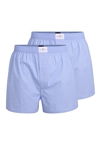 TOM TAILOR Herren Boxershort blau kariert 2er Pack M von TOM TAILOR