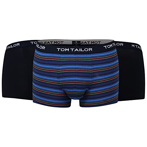 TOM TAILOR Herren Boxershorts Blau-dunkel-ringel L von TOM TAILOR