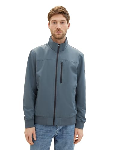 TOM TAILOR Herren Casual Blouson Jacke, 32506 - Dusty Dark Teal, XXL von TOM TAILOR