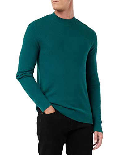 TOM TAILOR Herren Crewneck Strickpullover 1032286, 30062 - Rough Green, L von TOM TAILOR