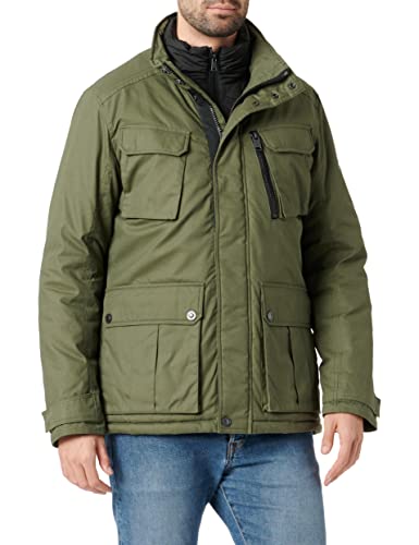 TOM TAILOR Herren Feldjacke aus Baumwolle 1032488, 10415 - Dusty Olive Green, L von TOM TAILOR