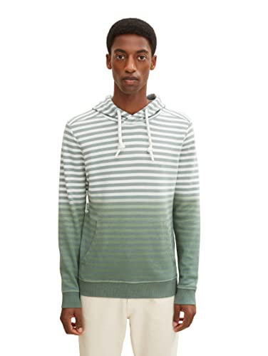 TOM TAILOR Herren Hoodie Sweatshirt 1030550, 12960 - Dark Smoke Green, 3XL TOM TAILOR Herren Hoodie Sweatshirt 1030550, 12960 - Dark Smoke Green, 3XL von TOM TAILOR