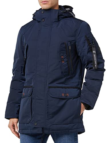 TOM TAILOR Herren Artic Parka 1032498, 10668 - Sky Captain Blue, M von TOM TAILOR