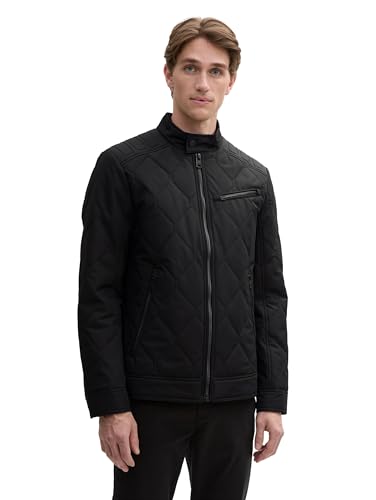 TOM TAILOR Herren 1044094 Jacke, 29999 - Black, M EU von TOM TAILOR