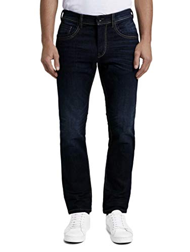 TOM TAILOR Herren Jeans 202212 Marvin Straight, 10282 - Dark Stone Wash Denim, 31W / 32L von TOM TAILOR