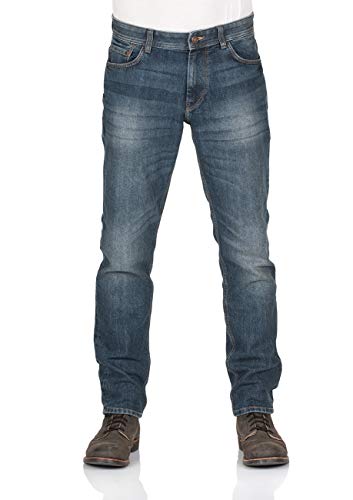 TOM TAILOR Herren Jeans Marvin - Straight Fit - Blau - Mid Stone Wash Denim, Größe:W 34 L 32, Farbe:Mid Stone Wash (10281) von TOM TAILOR
