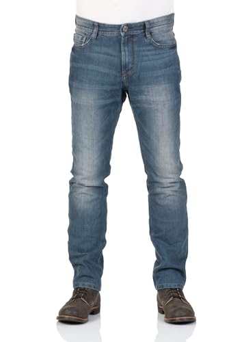 TOM TAILOR Herren Jeanshose Jeans 1/1 Josh Regular Slim Blau (Mid Stone Wash Denim 1052), W31/L32 (Herstellergröße: 31) von TOM TAILOR
