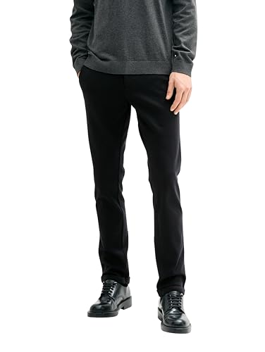 TOM TAILOR Herren Jersey Travis Slim Fit Chino Hose, 29999 - Black, 33/34 TOM TAILOR Herren Jersey Travis Slim Fit Chino Hose, 29999 - Black, 33/34 von TOM TAILOR