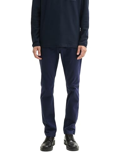 TOM TAILOR Herren Josh Regular Slim Hose mit Stretch, 10668 - Sky Captain Blue, 34/32 TOM TAILOR Herren Josh Regular Slim Hose mit Stretch, 10668 - Sky Captain Blue, 34/32 von TOM TAILOR