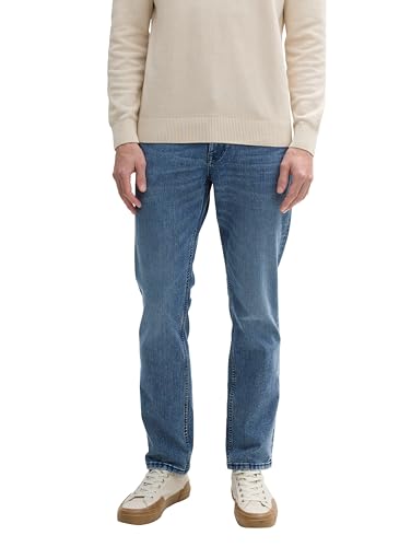 TOM TAILOR Herren Josh Regular Slim Jeans, 10172 - Mid Stone Blue Black Denim, 28/30 von TOM TAILOR