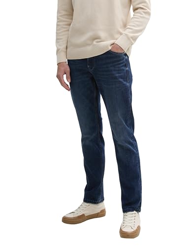 TOM TAILOR Herren Josh Regular Slim Jeans, 10173 - Dark Stone Blue Black Denim, 33/32 von TOM TAILOR