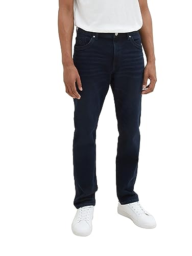 TOM TAILOR Herren Josh Regular Slim Jeans, blue black denim, 29/32 von TOM TAILOR