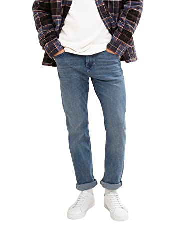 TOM TAILOR Herren Josh Regular Slim Jeans 1034661, 10119 - Used Mid Stone Blue Denim, 34W / 30L von TOM TAILOR