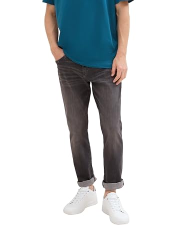 TOM TAILOR Herren Josh Regular Slim Jeans mit Stretch, stone grey denim, 32/30 von TOM TAILOR