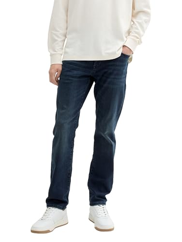 TOM TAILOR Herren Josh Regular Slim Jeans mit Stretch,10127 - Tinted Blue Denim, 34/34 von TOM TAILOR
