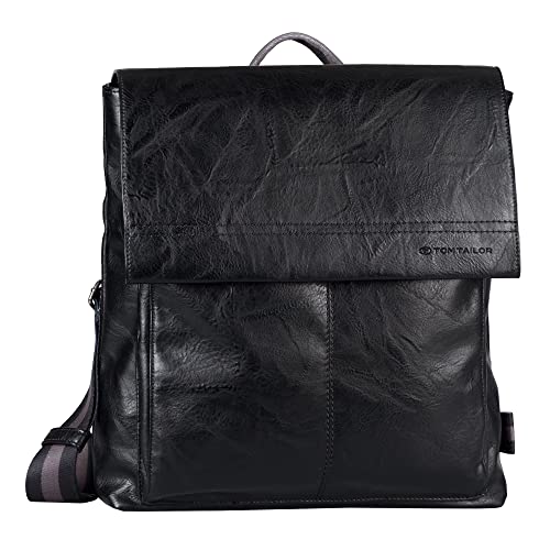 TOM TAILOR, KANSAS, Herren, Rucksack, L, Schwarz von TOM TAILOR