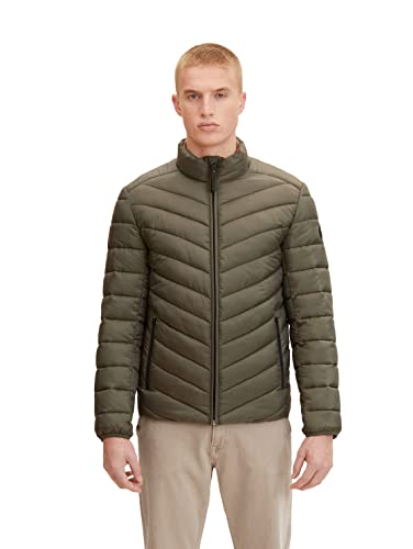 TOM TAILOR Herren Lightweight Steppjacke 1031474, 10415 - Dusty Olive Green, M von TOM TAILOR