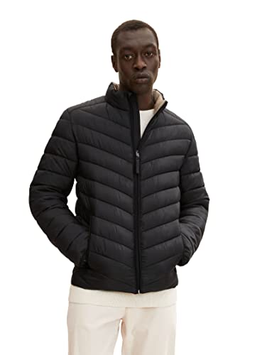TOM TAILOR Herren Lightweight Steppjacke 1031474, 29999 - Black, M von TOM TAILOR