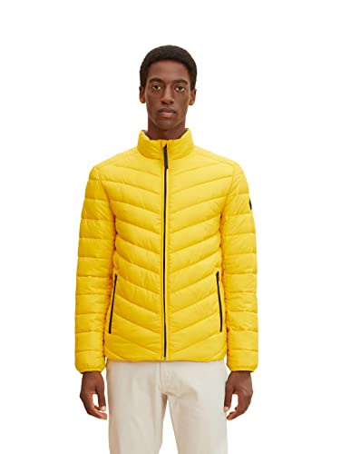 TOM TAILOR Herren Lightweight Steppjacke 1031474, 30028 - Pleasant Yellow, 3XL von TOM TAILOR